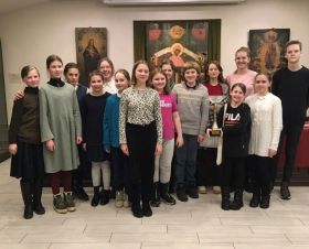 Детское отделение МСХ завоевало 1 место на конкурсе "Рождественская песнь"