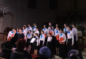 Детское отделение Московского Синодального хора приняло участие в благотворительном концерте по случаю Дня инвалида