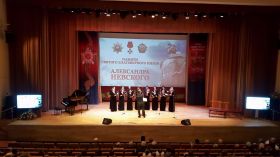 Московский Синодальный хор выступил в Доме ветеранов войн и Вооруженных Сил