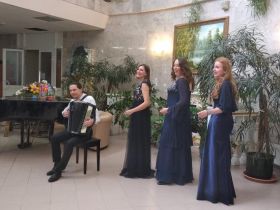 Ансамбль солистов Синодального хора дал благотворительный концерт в хосписе