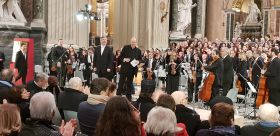 Московский Синодальный хор исполнил ораторию «Андрей Рублев» в Ватикане
