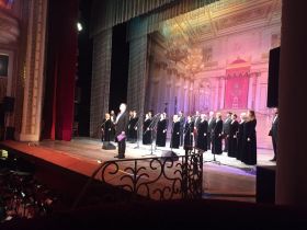 В Бишкеке с большим аншлагом, показав высокое искусство, прошел концерт Московского Синодального хора
