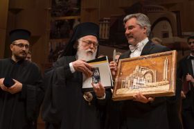 Архиепископ всей Албании Анастасий посетил концерт МСХ в Тиране