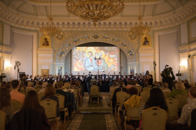 Состоялся благотворительный концерт Московского Синодального хора в поддержку восстановления храма Живоначальной Троицы