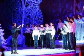 В Патриаршей Рождественской ёлке в Кремле выступил Молодёжный Синодальный хор