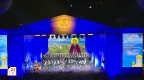 В Свято-Троицкой Сергиевой Лавре прошёл праздничный концерт с участием Синодального хора