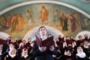 В Высоко-Петровском монастыре Синодальный хор исполнил Пасхальные песнопения