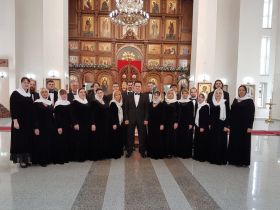 В Киргизии впервые прозвучал Синодальный хор 